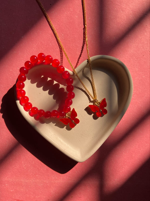 Elegant Butterfly Jewelry Set