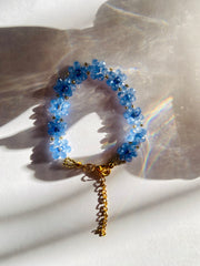Blue Blossom Handmade Bracelet