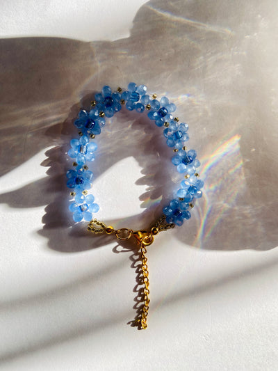 Blue Blossom Handmade Bracelet
