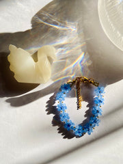 Blue Blossom Handmade Bracelet