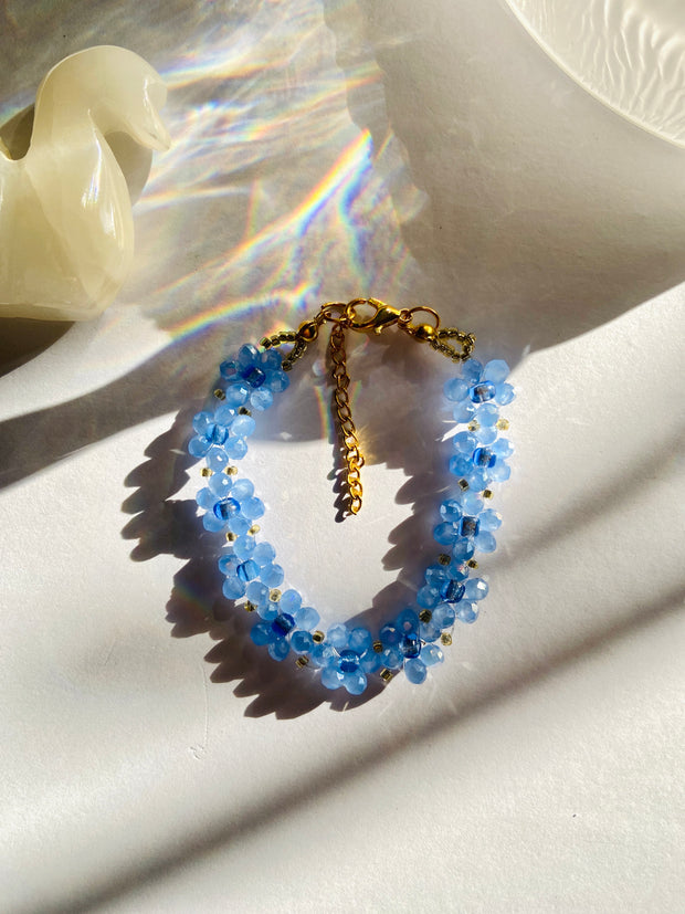Blue Blossom Handmade Bracelet