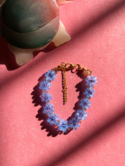 Azure Bloom Beaded Chain