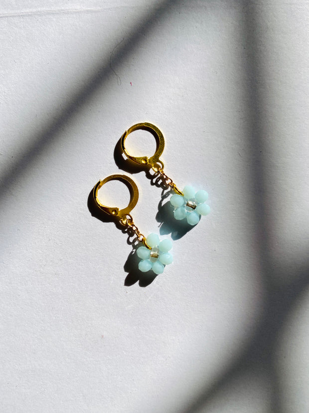 Baby Blue Dangle Earrings