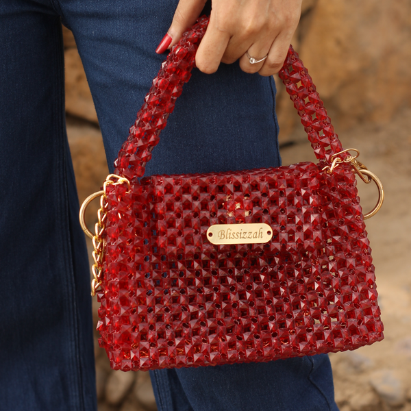 Ruby Crystal Bag