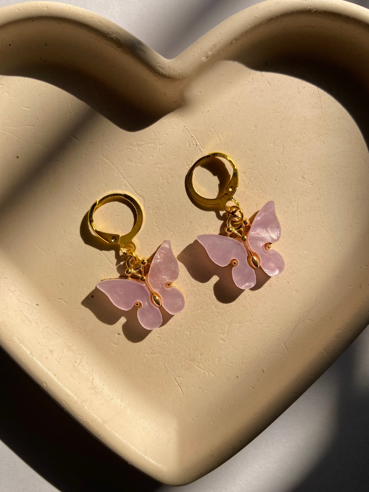 Royal Amethyst Butterfly Earrings